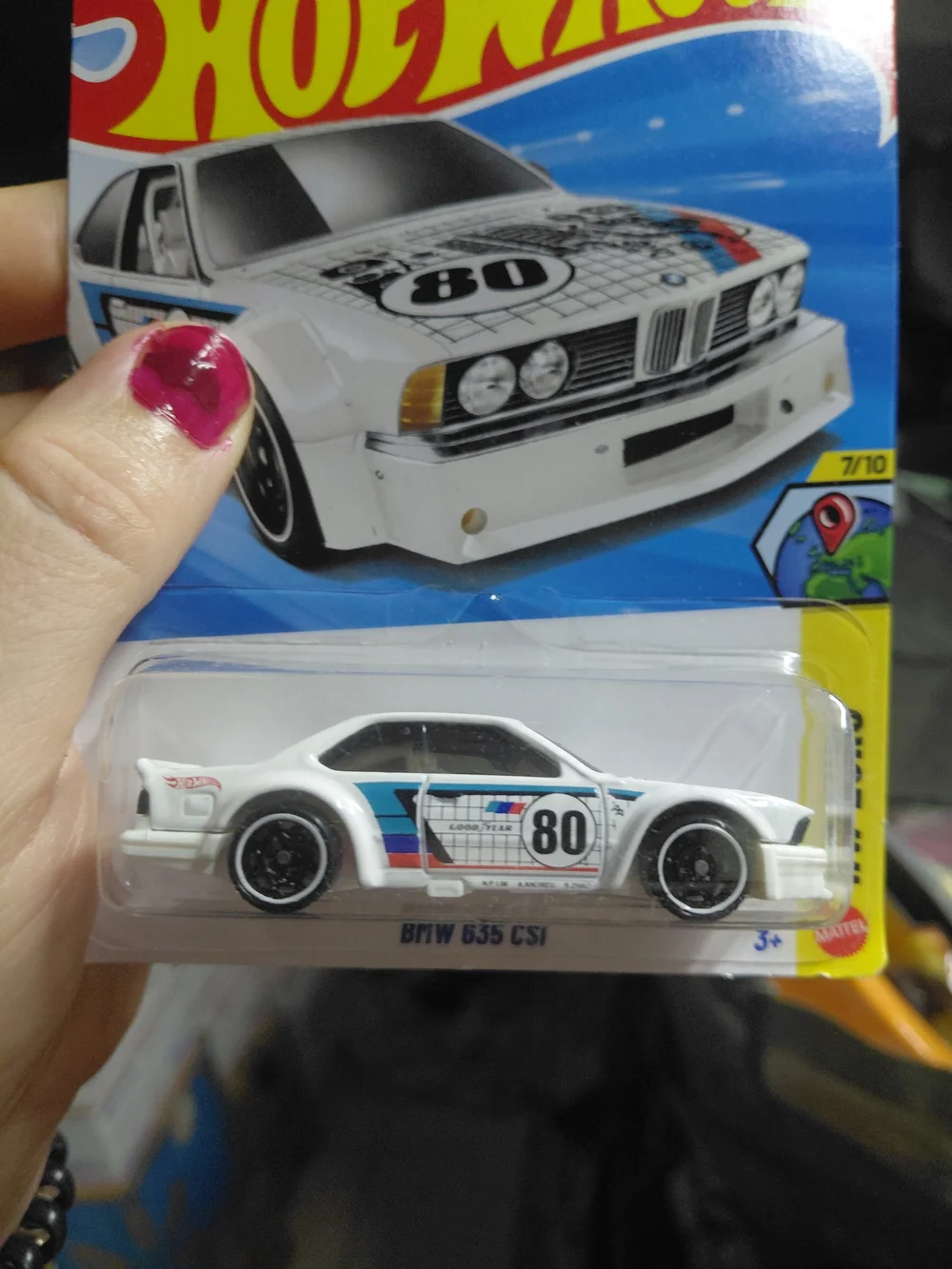 the 2026 Hot Wheels BMW 635 CSi from the HW Euro series (7/10, number 152/250